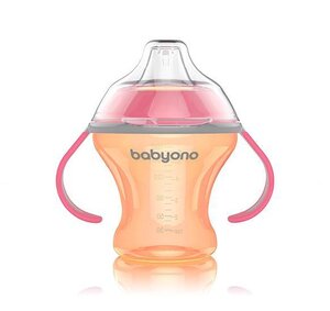 BabyOno Non Spill Cup with soft spout 180ml  - Nordbaby