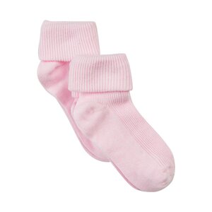 Minymo Baby rib sock w. fold (2-pack) - Fehn
