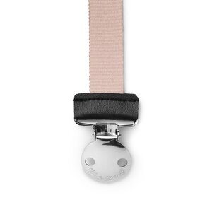 Elodie Details Pacifier Clip  - Faded Rose Nude/Black One Size - Nordbaby