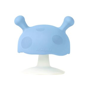 Mombella Mushroom Teether Light Blue   - Mombella