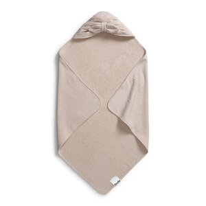 Elodie Details hooded towel 80x80cm, Powder Pink Bow - Leander