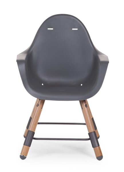 Childhome Evolu 2 chair 2in1 with bumper, Natural Anthracite - Childhome