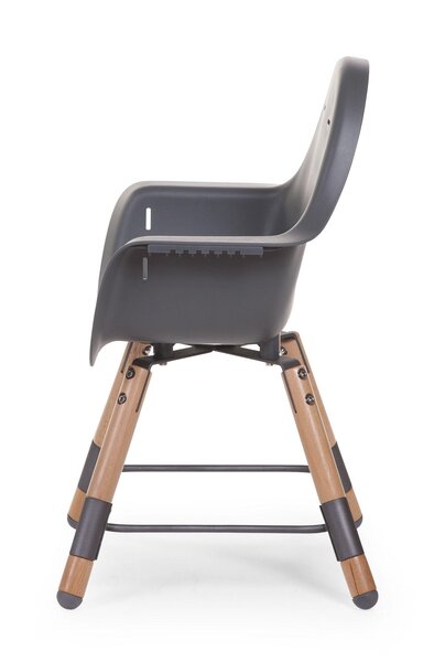 Childhome evolu 2 chair natural / anthracite 2 in 1 + bumper - Childhome