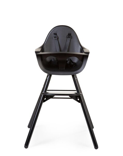 Childhome evolu 2 chair black / black 2 in 1 + bumper - Childhome