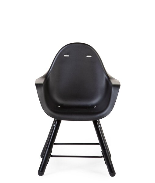 Childhome Evolu 2 chair 2in1 with bumper, Black - Childhome