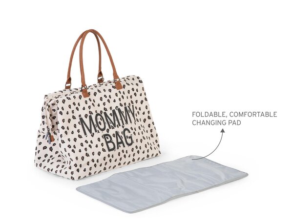 Childhome Mommy Bag nursery bag Canvas Leopard - Childhome