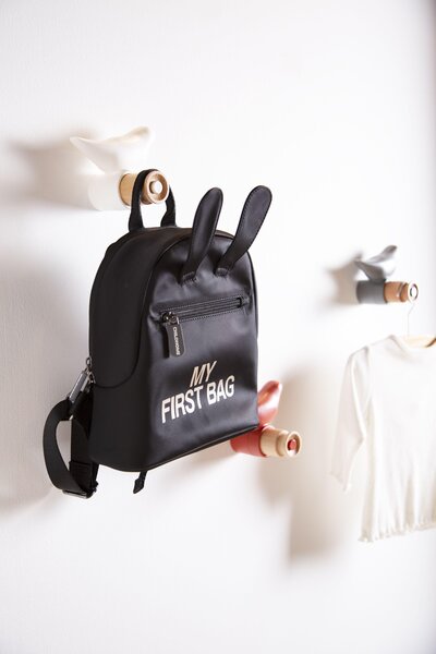 Childhome kids my first backpack Black/Gold - Childhome