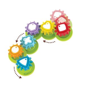 Yookidoo lavinamasis žaislas Shape and Spin Gear Sorter - Taf Toys