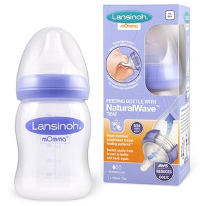Lansinoh feeding bottle with NaturalWave® teat 160ml - Suavinex