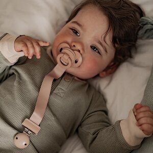 Elodie Details Pacifier Clip Wood Blushing Pink - Tinynord