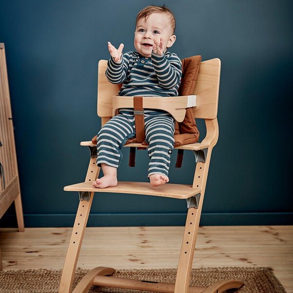 Leander cushion for Classic high chair, Cappuccino   - Leander