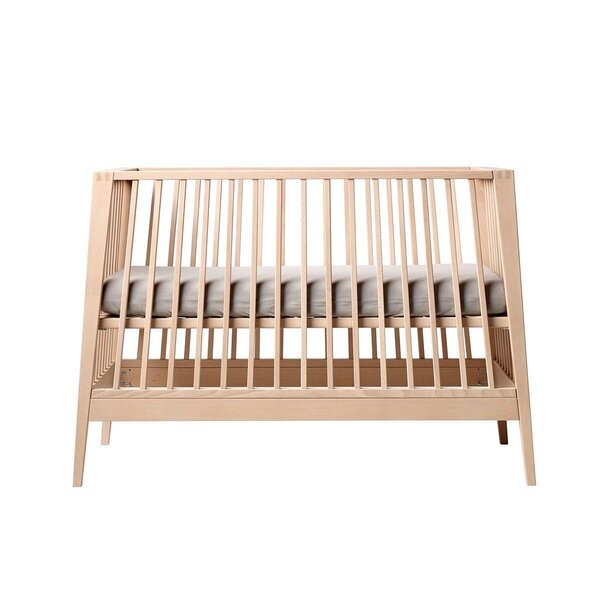 Leander Linea baby cot 65x132cm, Oak - Leander