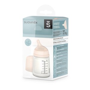 Suavinex breastfeeding bottle Zero.Zero 180ml slow flow - Suavinex