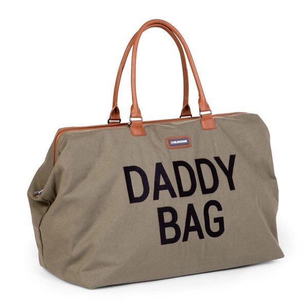 Childhome Daddy bag nursery bag - canvas Khaki - Childhome