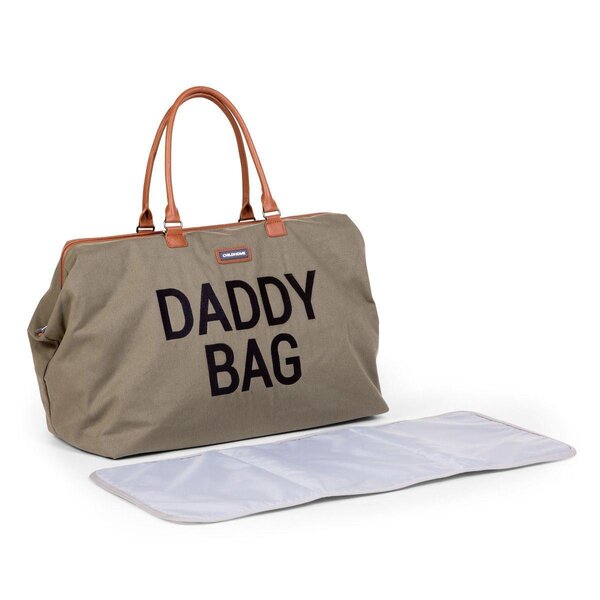 Childhome Daddy bag nursery bag - canvas Khaki - Childhome