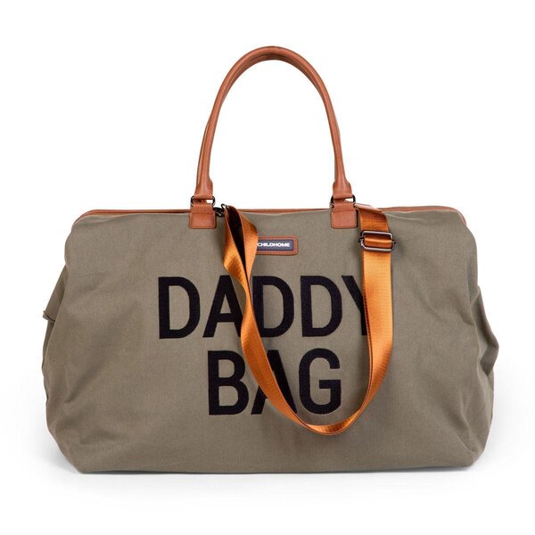 Childhome Daddy bag nursery bag - canvas Khaki - Childhome