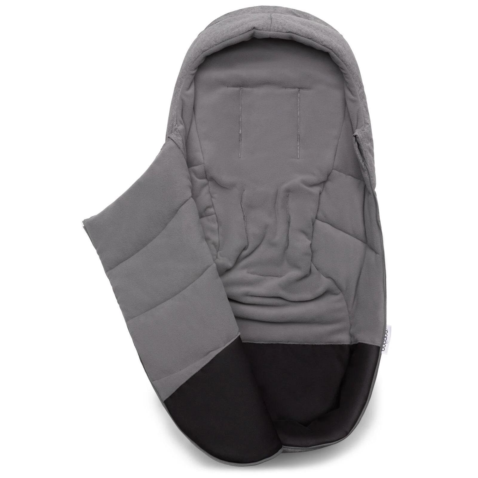 bugaboo footmuff grey melange