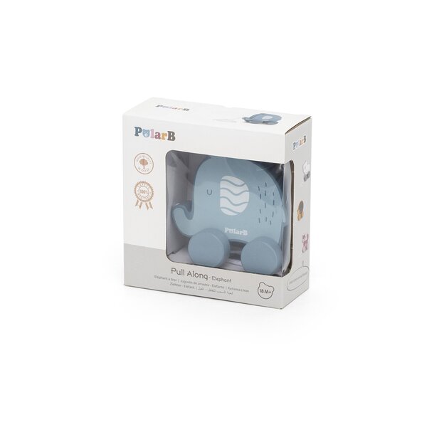 PolarB Pull Along - Elephant - PolarB