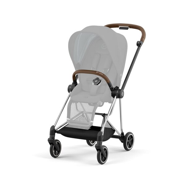 Cybex Mios stroller web set V3 Plus Manhattan Grey + Chrome Brown Frame - Cybex