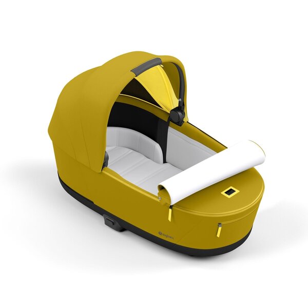 Cybex Priam V4 kомплект коляски Mustard Yellow, Chrome black - Cybex