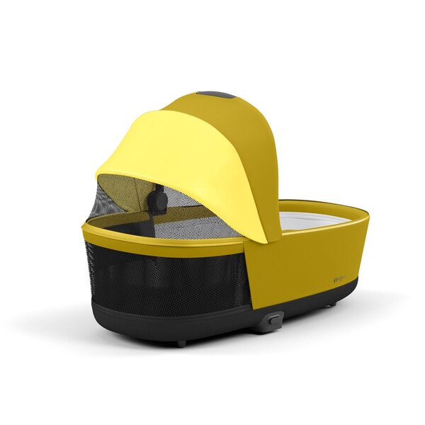 Cybex Priam V4 ratu komplekts Mustard Yellow, ratu rāmis Chrome black - Cybex