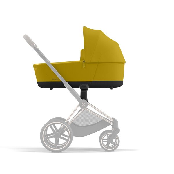 Cybex Priam V4 kомплект коляски Mustard Yellow, Matt black - Cybex