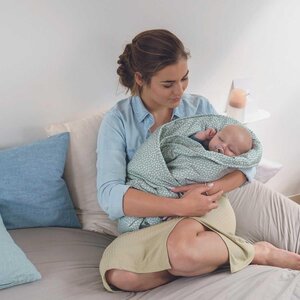 Doomoo Dream blanket 75x100cm, Cloudy kaki - Tinynord