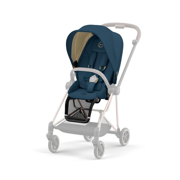 Cybex Mios stroller web set V3 Mountain Blue + Rose Gold Frame - Cybex