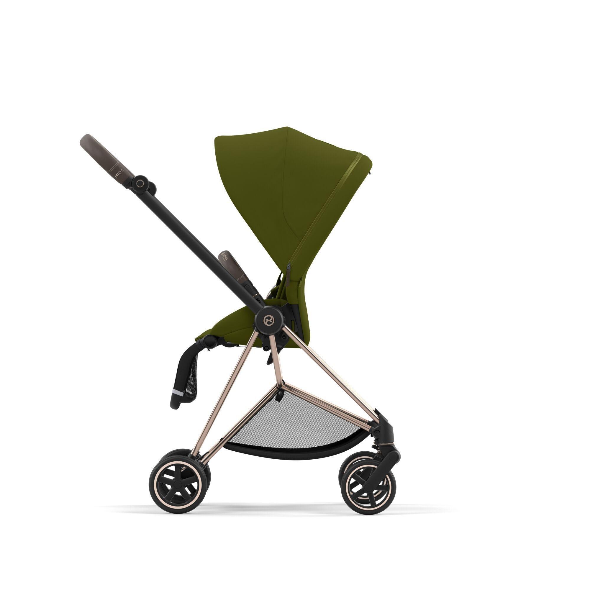 khaki green pushchair