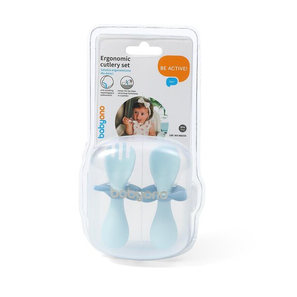 BabyOno Ergonomic utensils for children - BabyOno