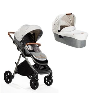 Joie Aeria Oyster web set with Ramble carry cot Oyster - Joie