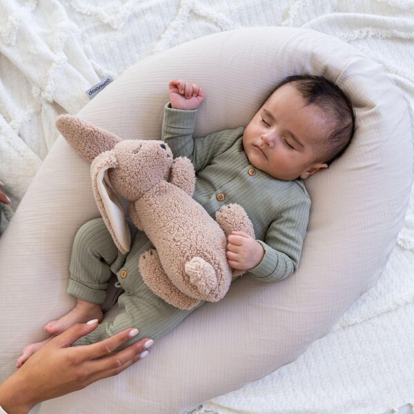 Doomoo Comfy Big nursing pillow, Tetra Almond - Doomoo