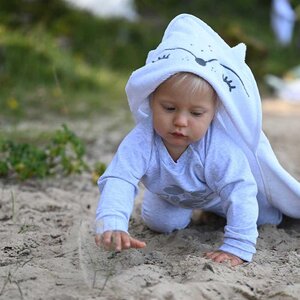 Nordbaby hooded towel 100x100cm, Fox - Nordbaby