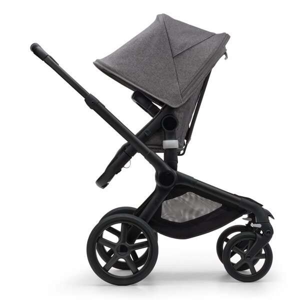 Bugaboo Fox 5 vežimėlis Black/Grey Melange  - Bugaboo