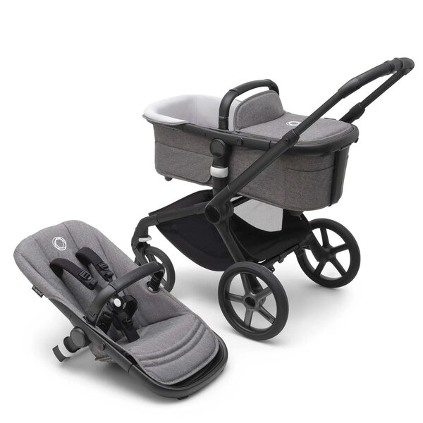 Bugaboo Fox 5 vankrikomplekt Black/Grey Melange, Sunrise Red - Bugaboo