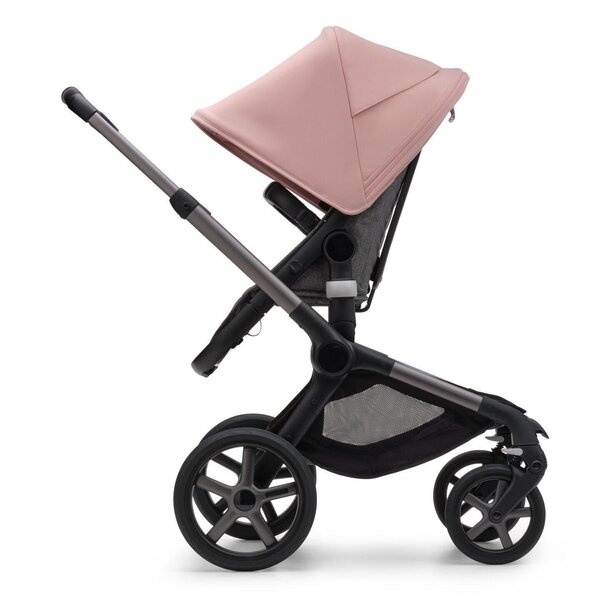 Bugaboo Fox 5 vankrikomplekt Graphite/Grey Melange, Morning Pink - Bugaboo