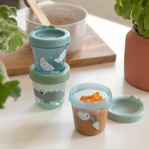 Done by Deer Baby food container 3-pack Deer Friends - Elodie Details