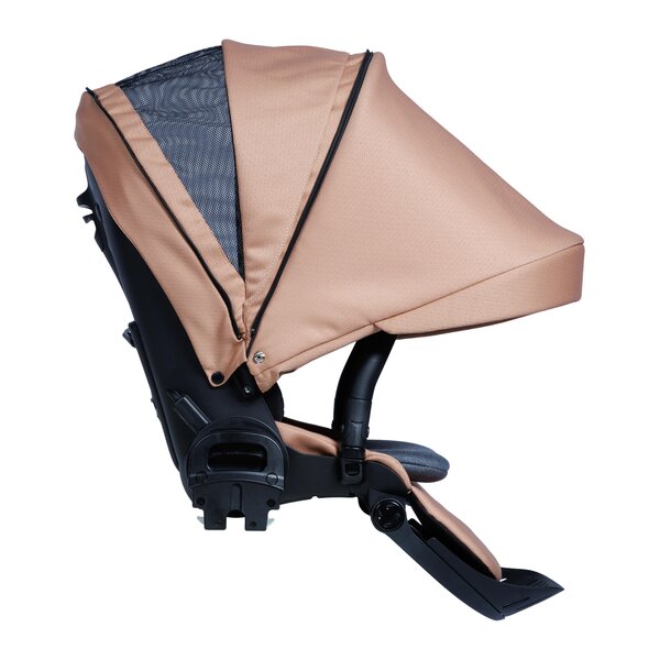 Nordbaby Active Lux vankrikomplekt Copper Beige, raamiga Chrome  - Nordbaby