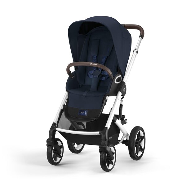 Cybex Talos S Lux pushchair Ocean Blue, silver frame - Cybex