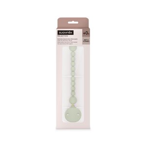 Suavinex silicone soother clip Green - Tinynord