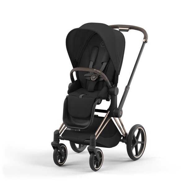 Cybex Priam V4 stroller set Sepia Black, frame Rose Gold - Cybex