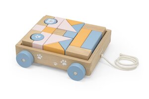 PolarB velkamā rotaļlieta Block Wagon - PolarB