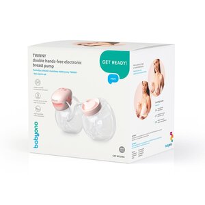 BabyOno Twinny double hands free electronic breast pump - BabyOno