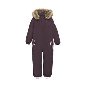 Color Kids Coverall W. Fake Fur - Minymo
