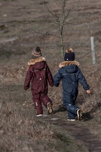 Color Kids Coverall W. Fake Fur - Minymo