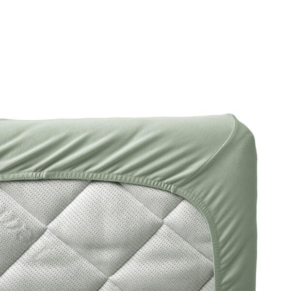 Leander paklodė lovytei 60x120 cm, Sage Green, 2 pcs - Leander