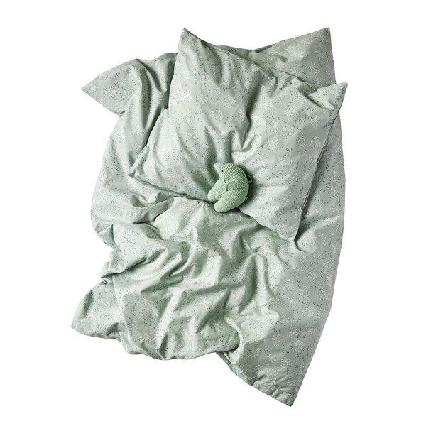 Leander voodipesukomplekt, 70x100 cm, Meadow, Sage Green - Leander