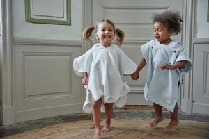 Elodie Details Beach poncho Vanilla White - Elodie Details