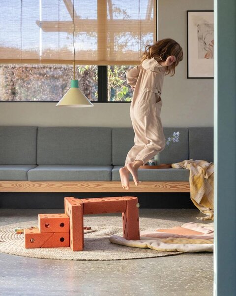 Modu building blocks Dreamer Set Burnt Orange / Dusty Green - Modu