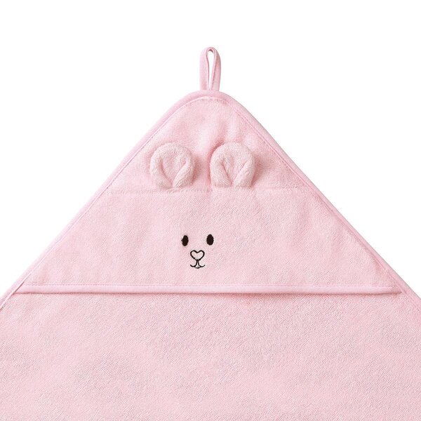 BabyOno bamboo hooded towel 100x100 cm Pink - BabyOno